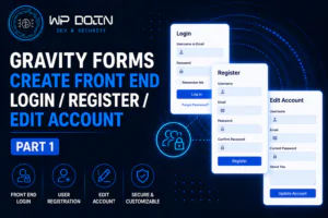 Gravity Forms Front End Login Register