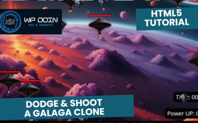 Dodge and Shoot” a Galaga clone made in HTML 5