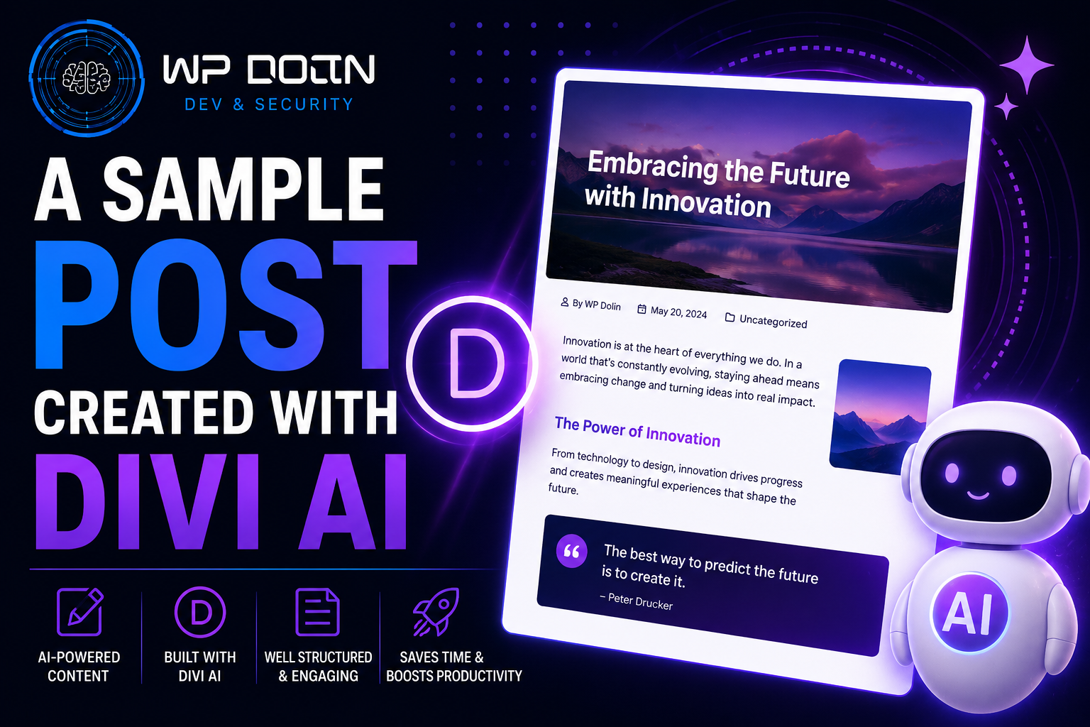 Sample Post Created with DIVI AI
