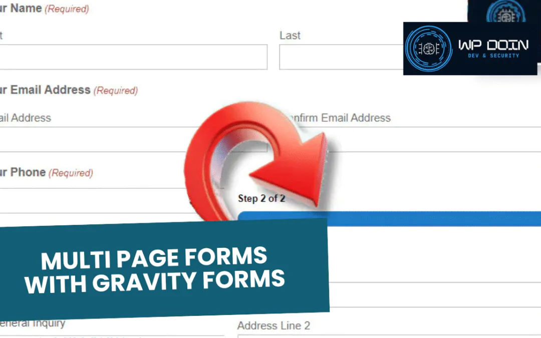 Multi Page Forms with Gravity Forms