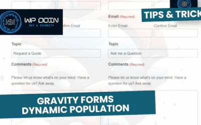 Gravity Forms dynamic population tips and tricks