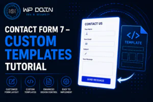 Contact Form 7 - custom templates tutorial Contact Form 7 Custom Templates