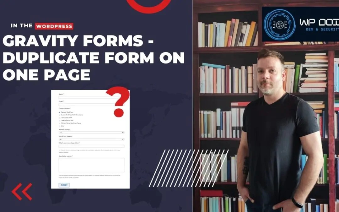 Gravity Forms – duplicate form on one page