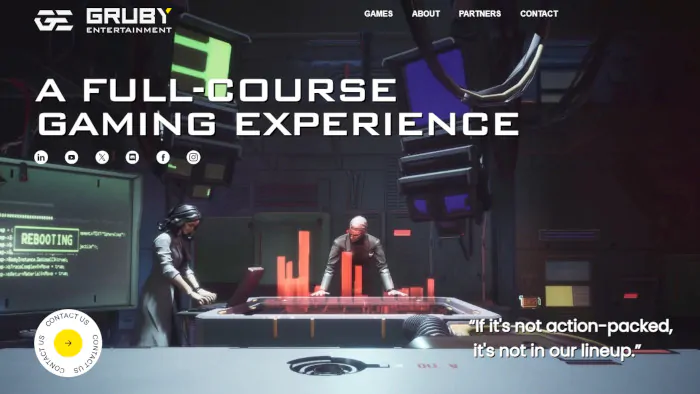 Gruby Entertainment Gaming Company Website Gruby Entertainment Gaming Company Website