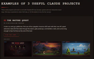 Claude Example Projects
